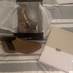 BP Tan Leather Chelsea Boots - New size 12m